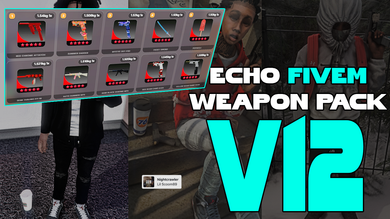 Echo weapon pack v12