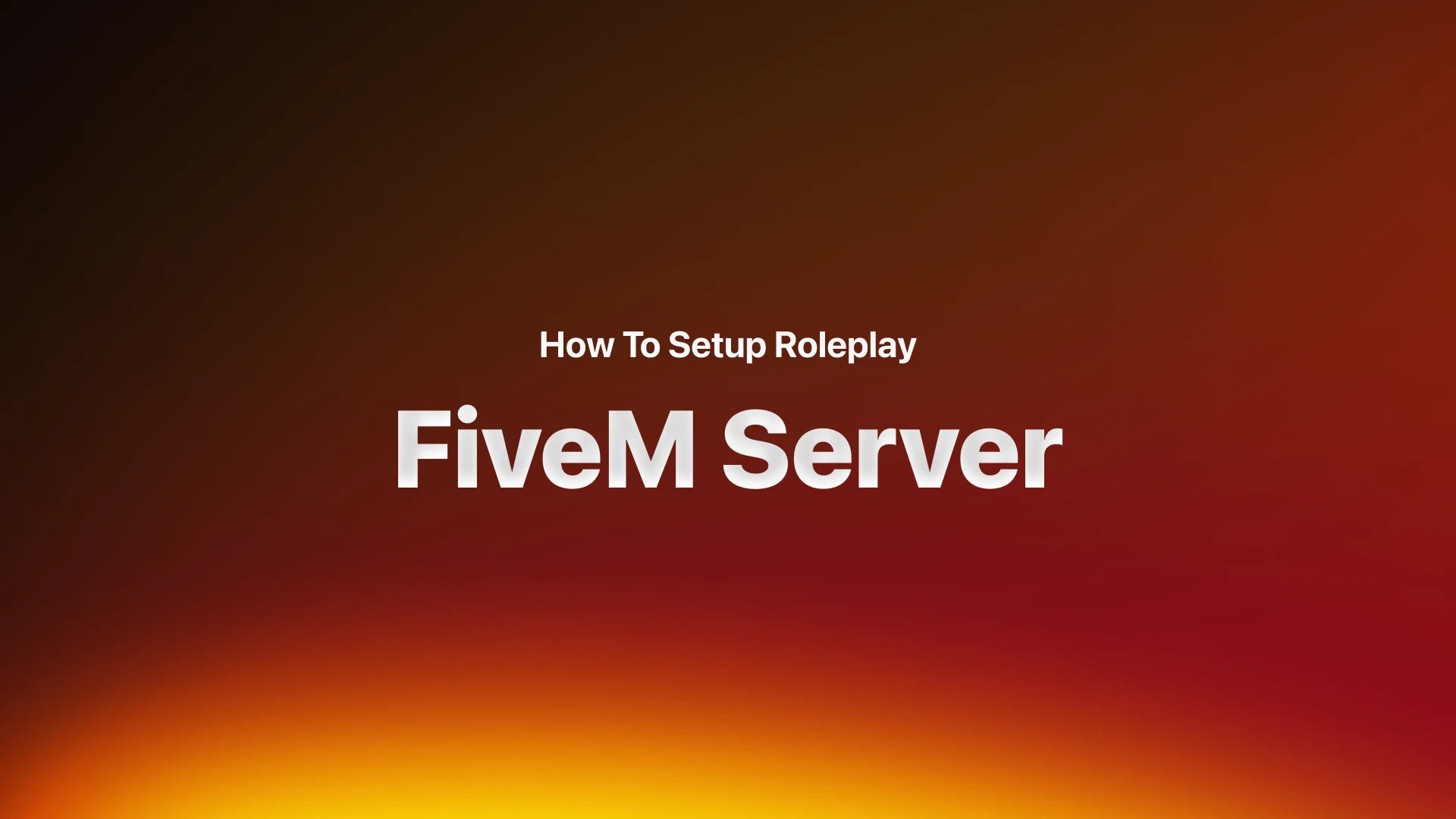 Full Qbox Custom Developed Server Files