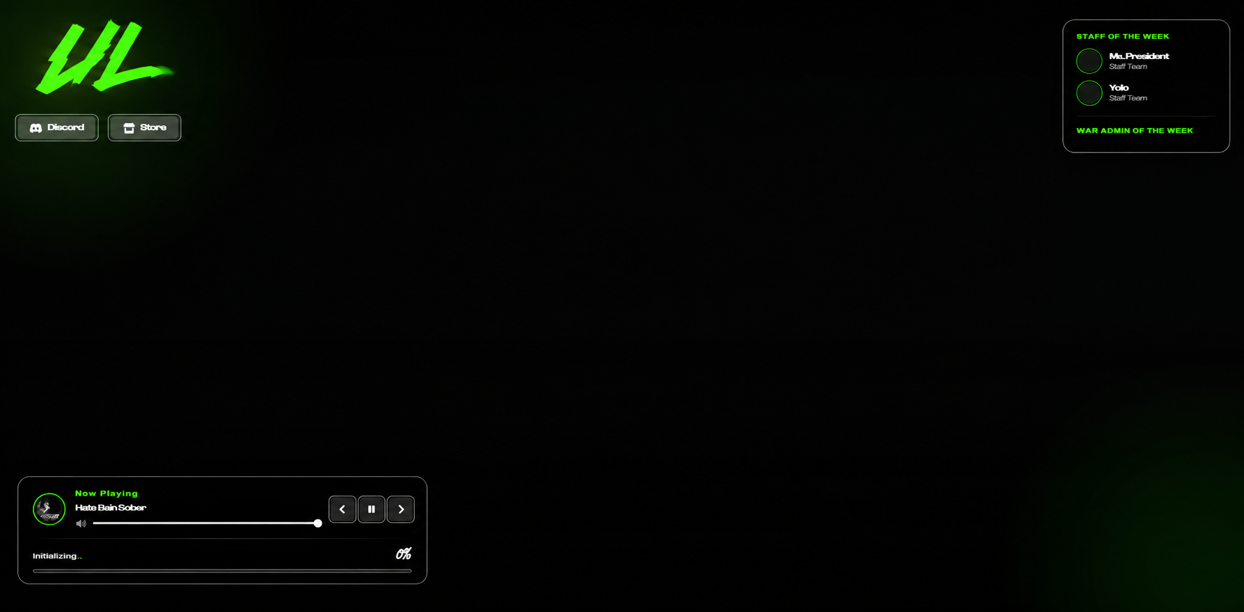UL loading screen